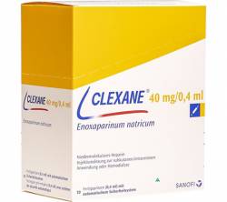 Clexane 40 mg (10 syringes)