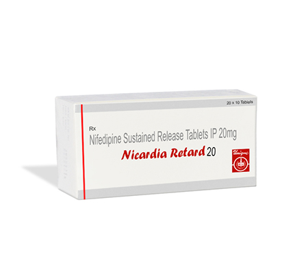 Nicardia Retard 10 mg (30 pills)
