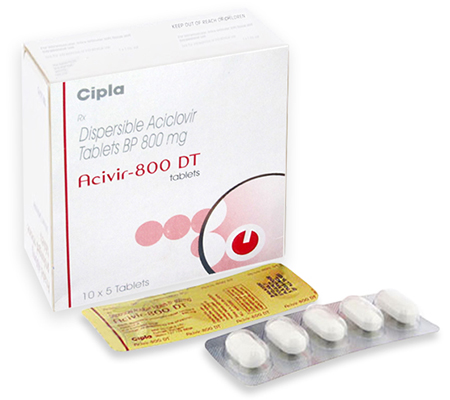Acivir DT 200 mg (10 pills)