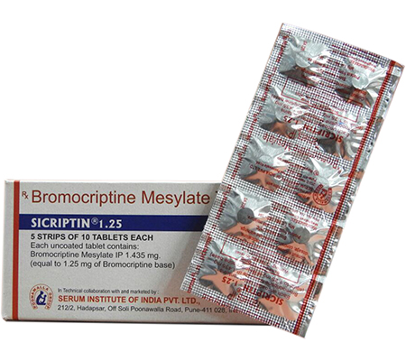 Sicriptin 2.5 mg (10 pills)