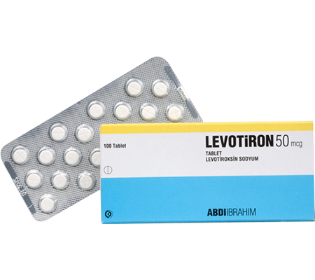 Levotiron (T4) 25 mcg (50 pills)